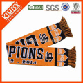 Embroidery Jacquard Stripe Pattern Style knitted scarf